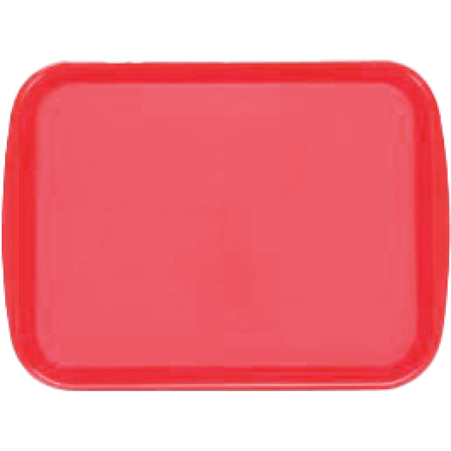 Fast Food Tray Red Polypropylene (PP) 363x269x19mm GZFH766