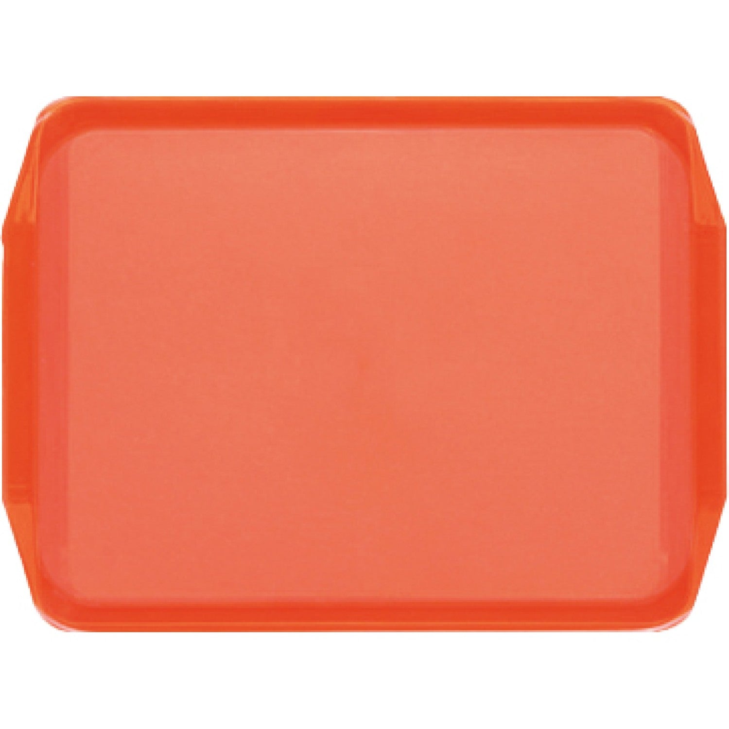 Fast Food Tray Orange ABS Plastic 435x325x25mm GZFH798