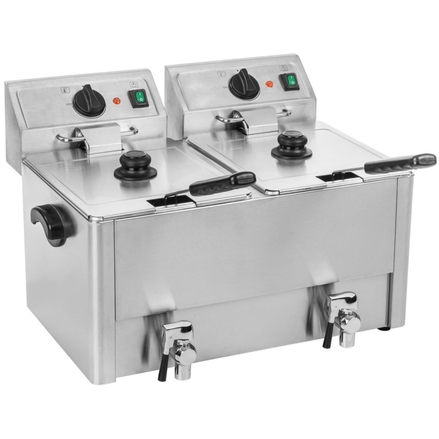 Commercial Deep fat Fryer 8+8 litres 6.5kW Countertop HDF88