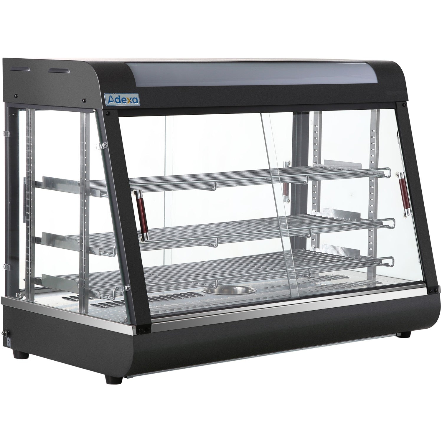 Commercial Heated showcase food warmer 1200mm Width Countertop HW603