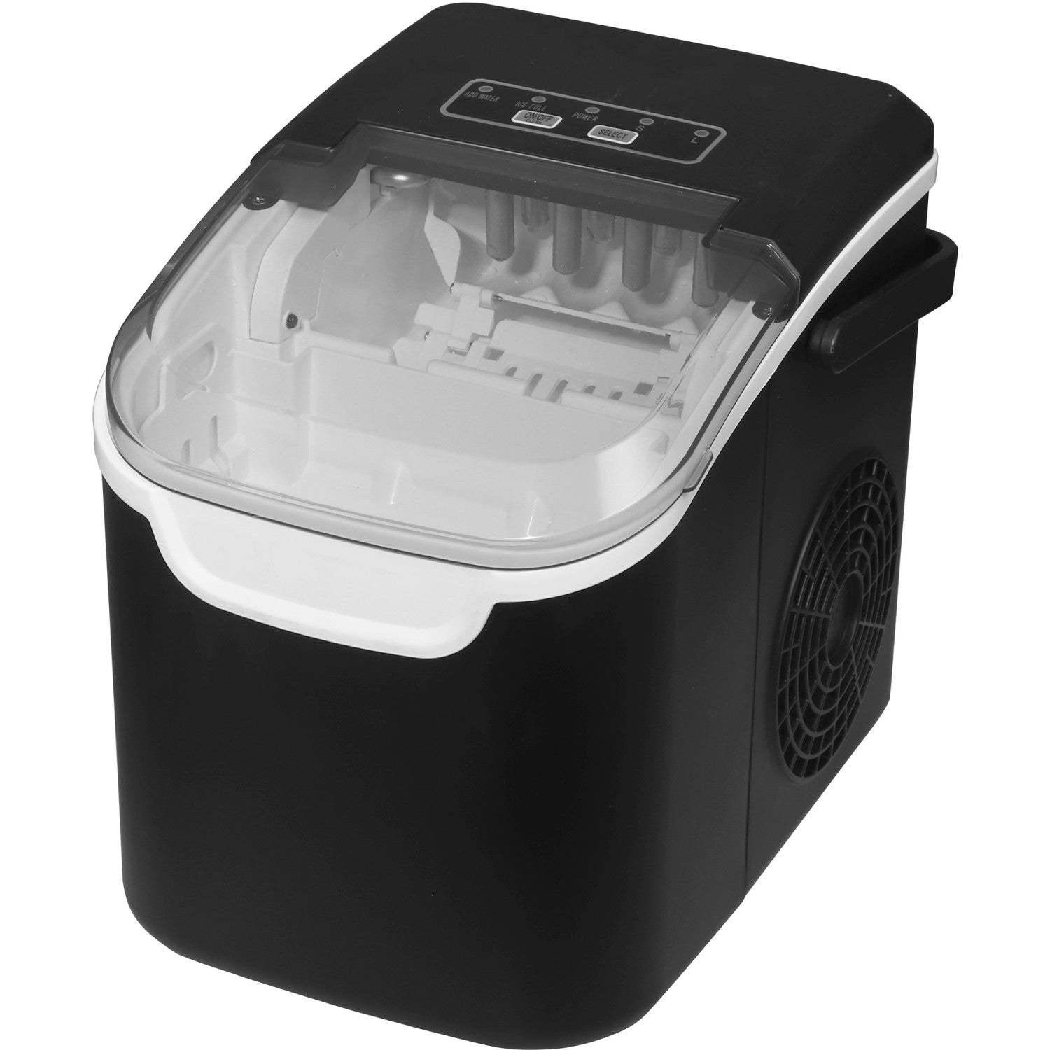 Portable Countertop Bullet Ice Maker 12kg/24h 0.6kg Bin 202x281x264mm HZB12Q