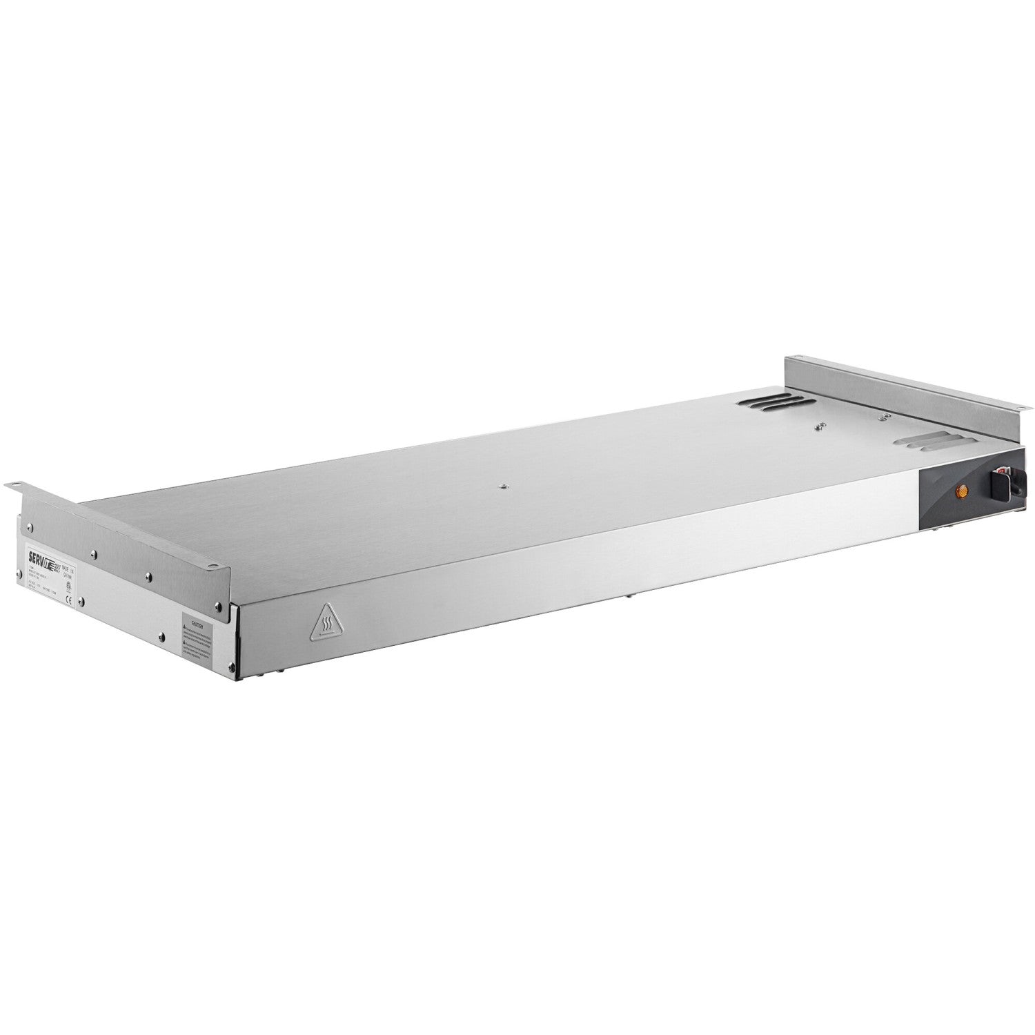 Commercial Dual Element Strip Warmer with Mounting brackets &amp; Chains Infinite controls 920mm ISW36D