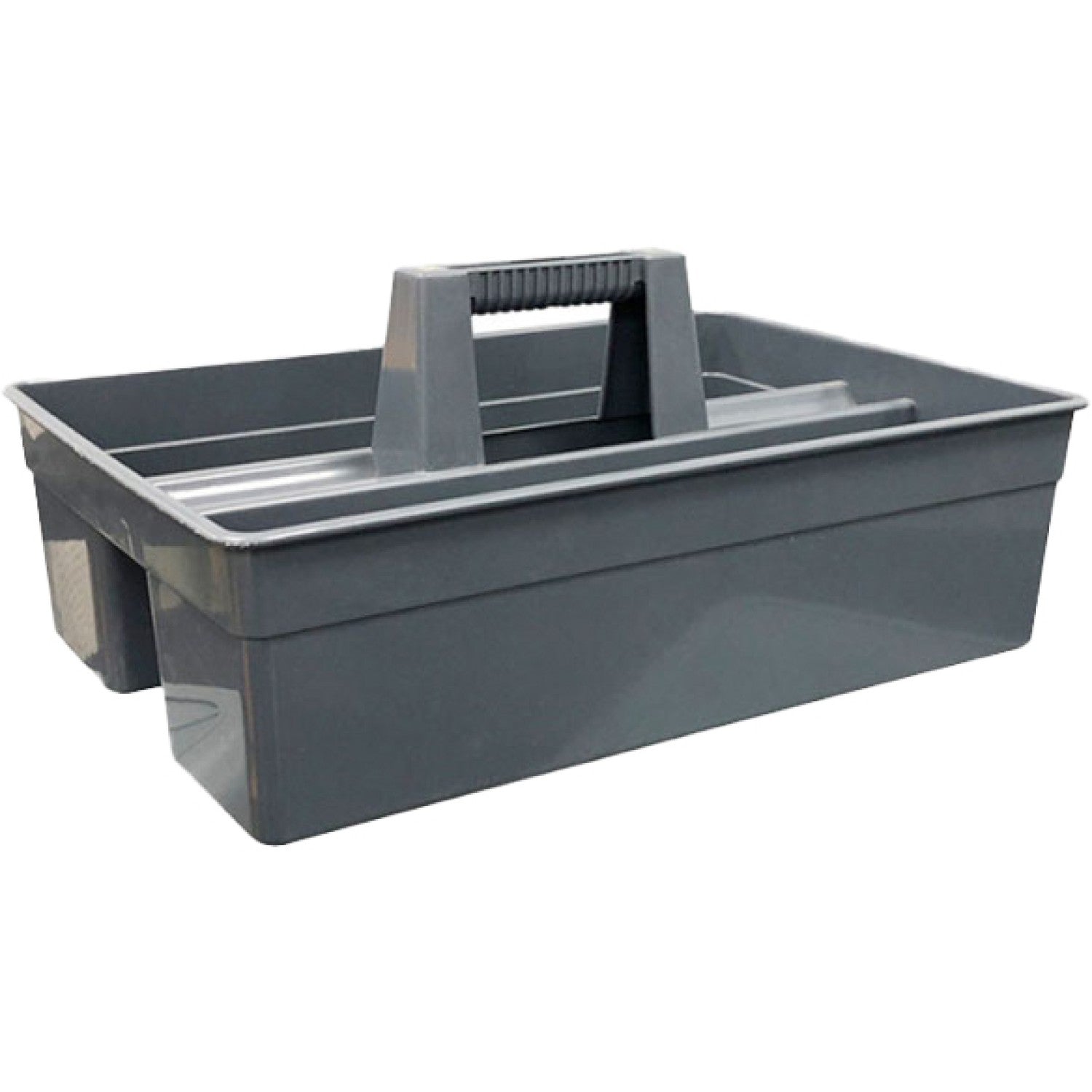 Heavy-Duty Polypropylene Cleaning Caddy Bucket with Handle 405x270x175mm Gray JGM1010