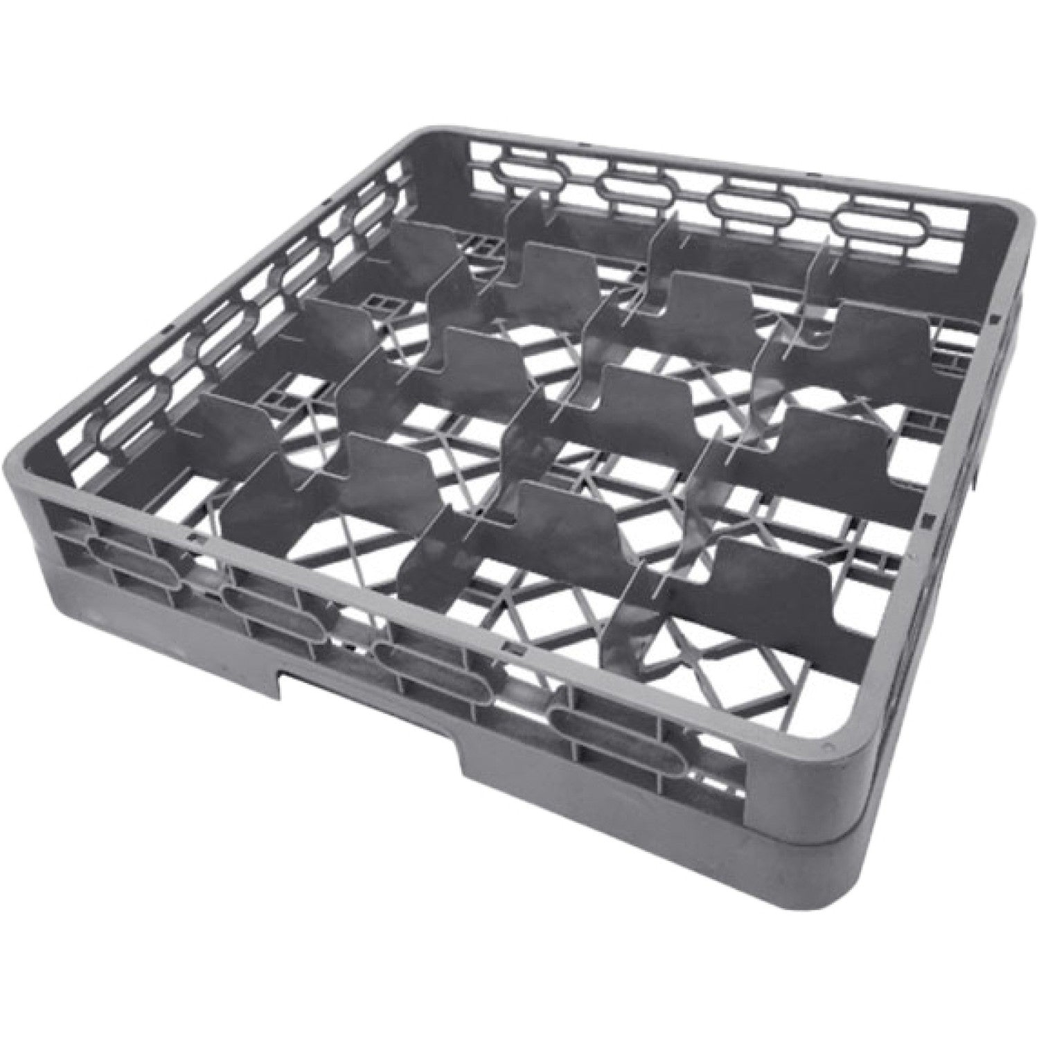 Commercial Cup/Glass Rack 16 Compartments 500x500x100mm JGM802