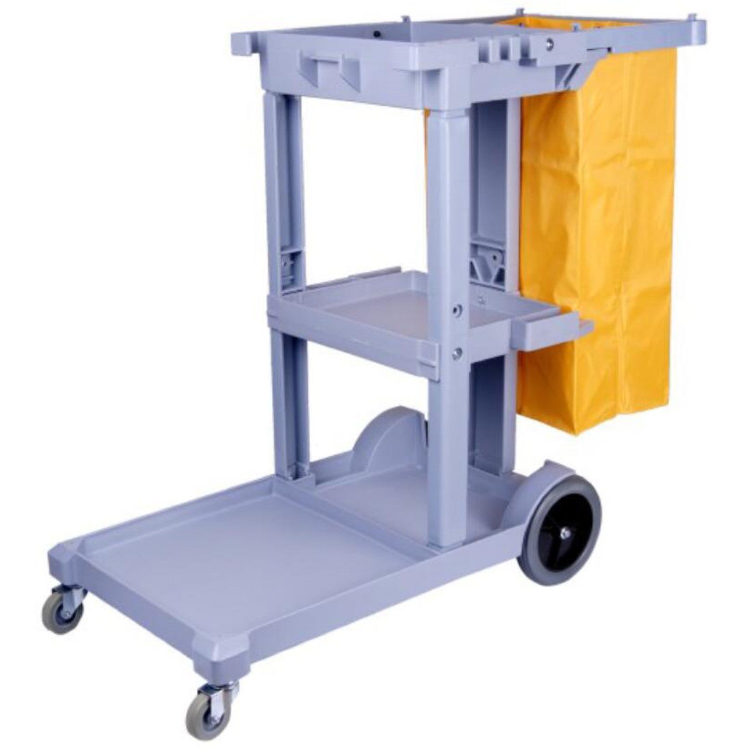 Professional Janitor/Cleaning Trolley Grey with Lid 1200x520x990mm JYXMC301GREY