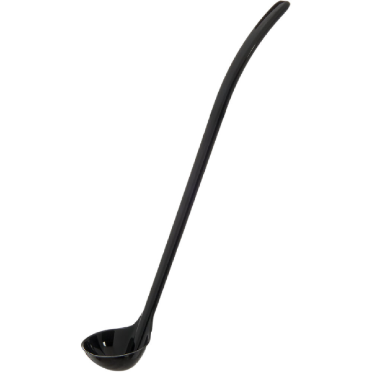 1oz Catering Serving Ladle Black Polycarbonate LADLEPC105