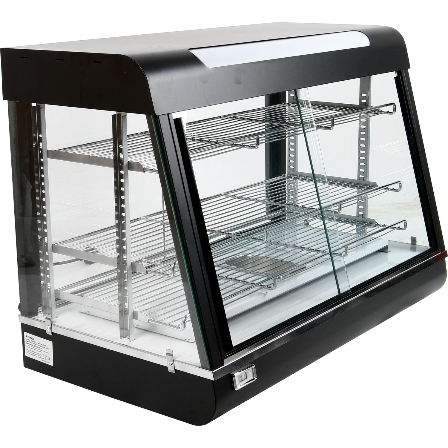 Commercial Heated showcase food warmer 150 litres Countertop MLP602