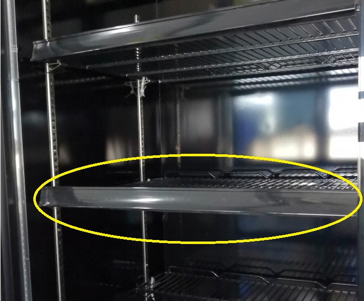 CombiSteel PRICECARD HOLDER MIDDLE SHELVES BLACK  7455.2235-2240-2250 / 7455.2415-2417-2435-2445