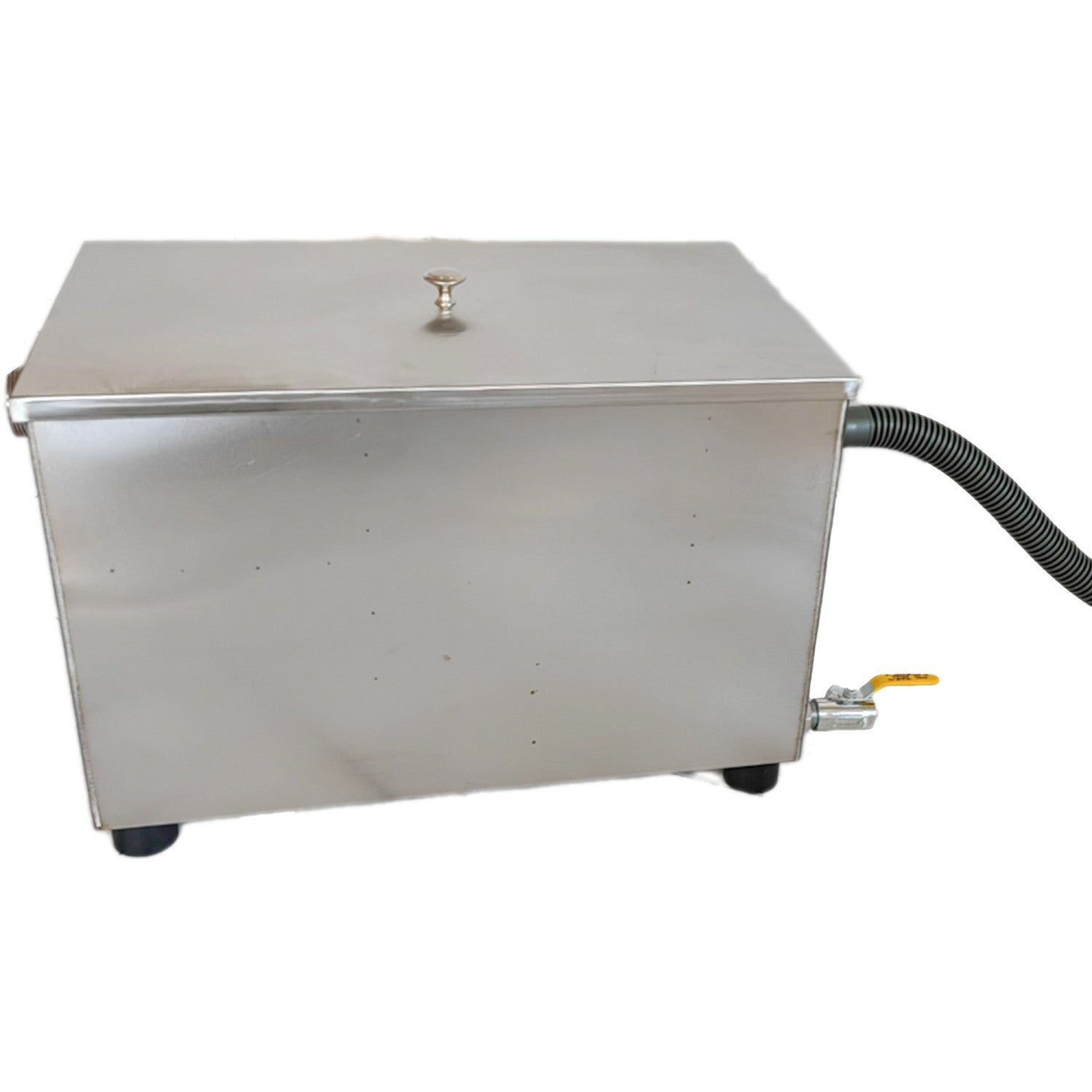 Commercial Stainless Steel Grease Trap with Lid and Outlet Valve 400x250x250mm QNH510