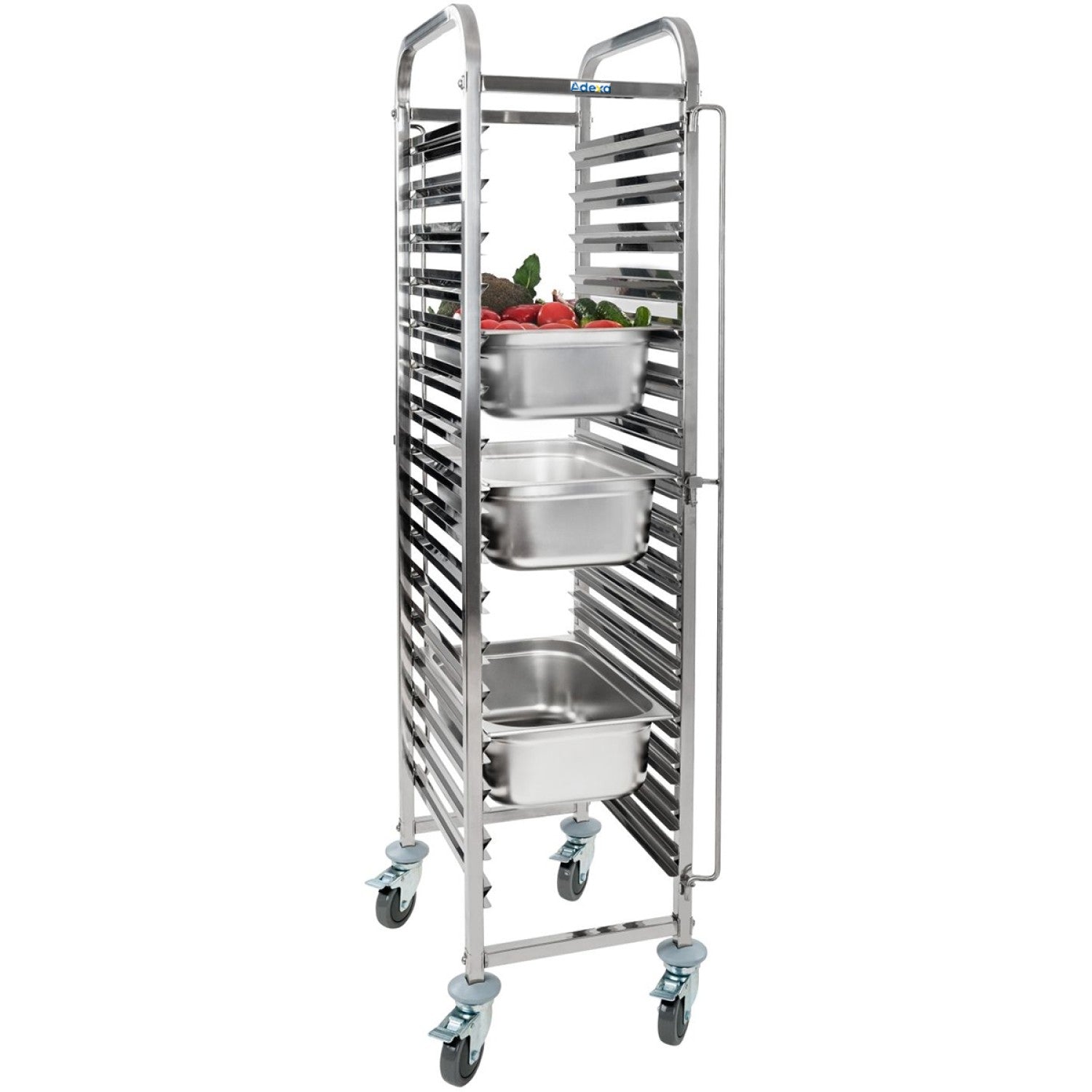 Rack/Tray/Pan Trolley Stainless steel Gastronorm GN1/1 15 tier RT1115