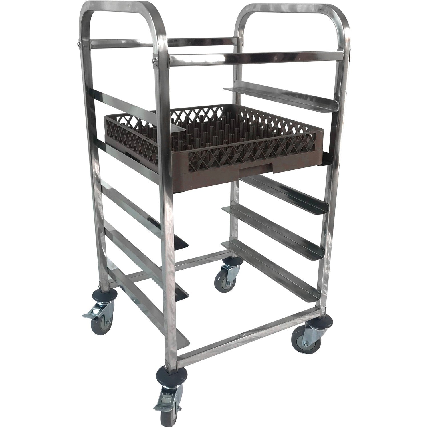 Commercial Dishwasher Basket Trolley Stainless steel 5 levels 550x510x1000mm RT5505