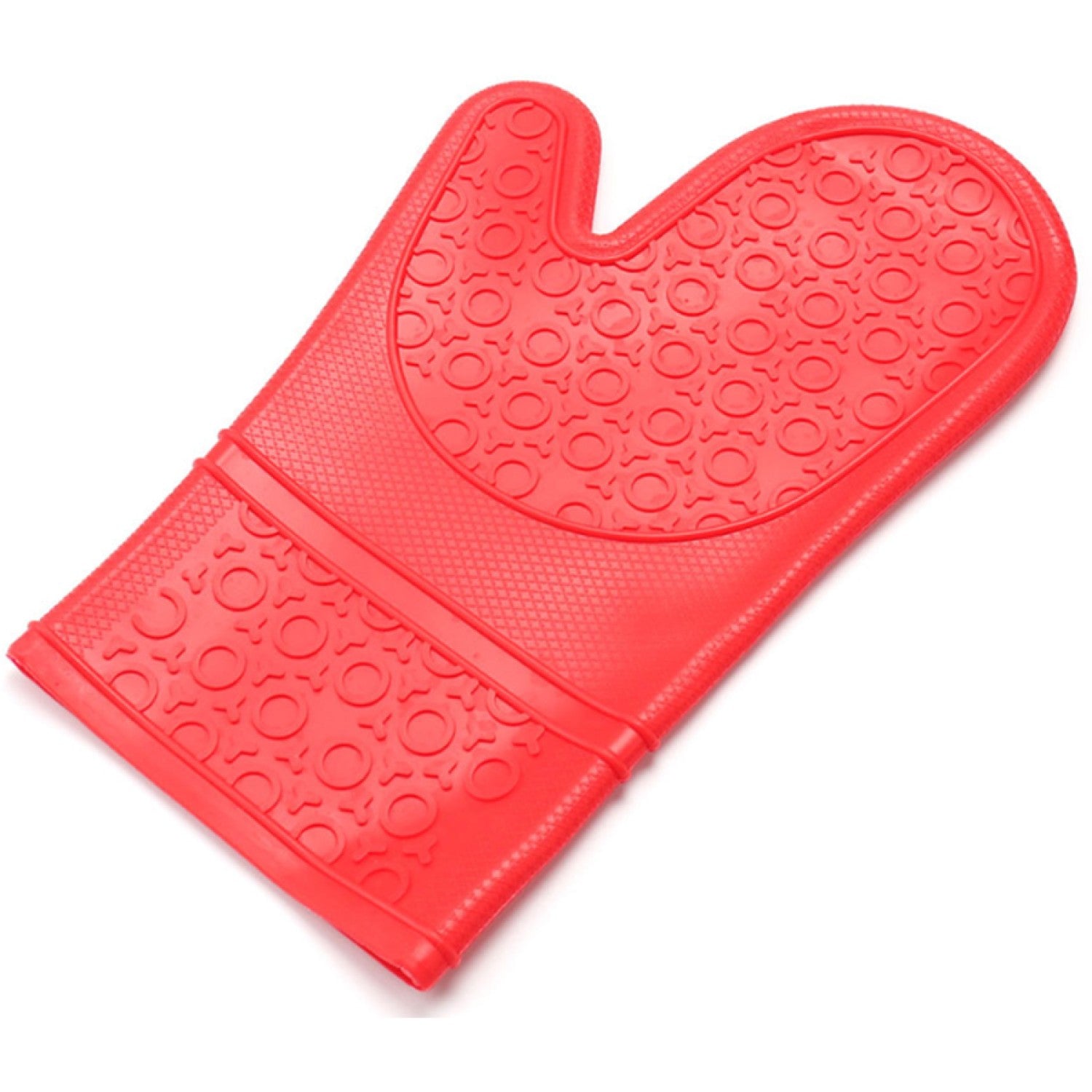Professional Oven Mitts Silicone Red SC02R