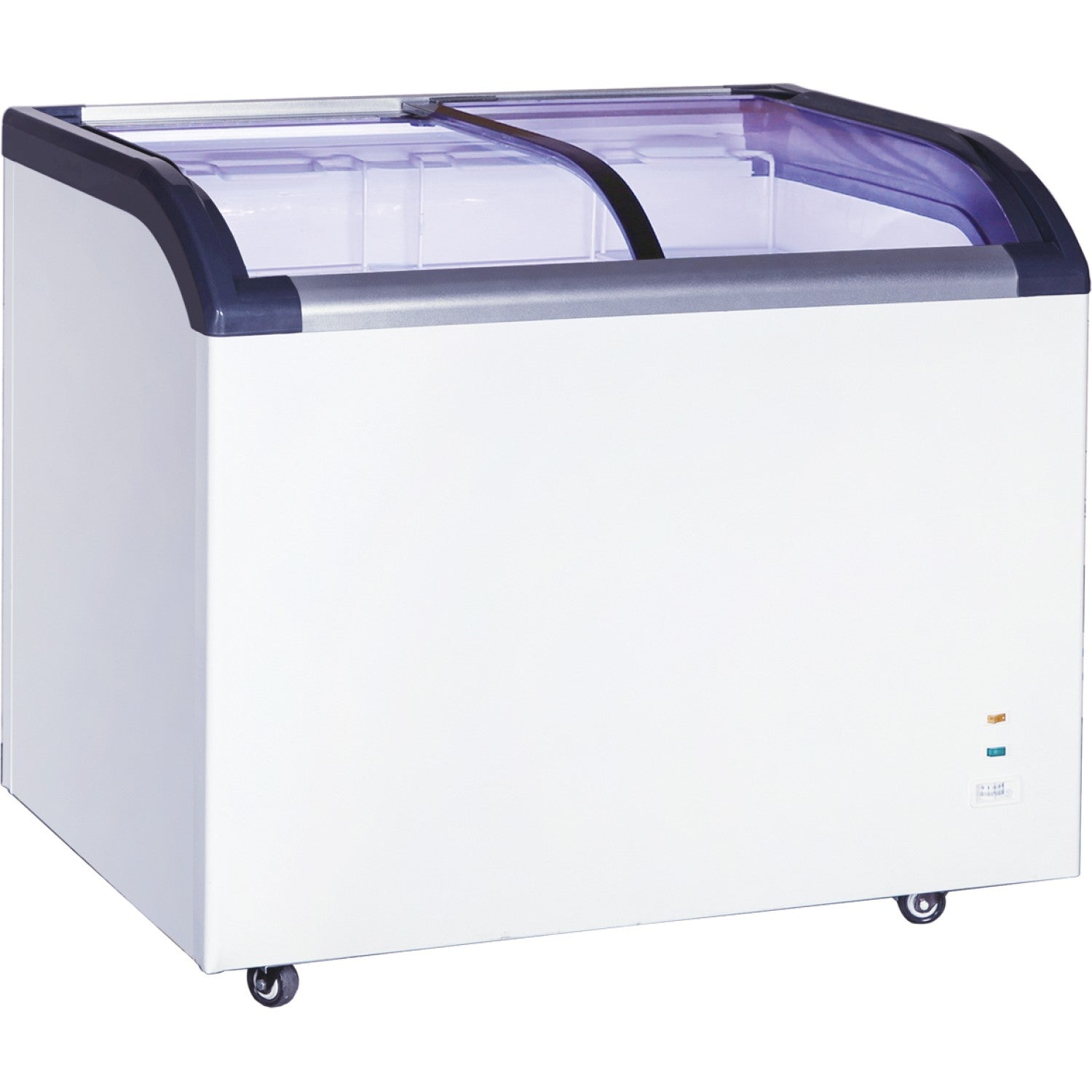 Commercial Display Chest freezer Curved sliding glass lid 263 litres LVNT366