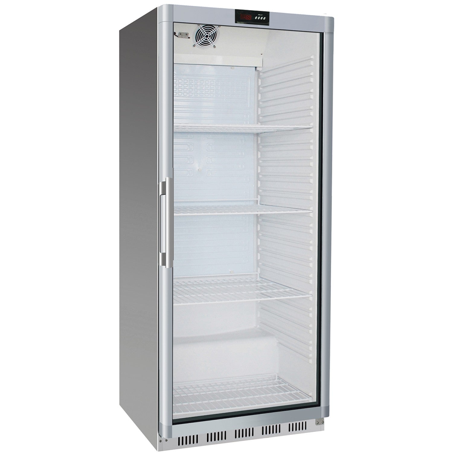 620lt Commercial Freezer Stainless steel Upright cabinet Single glass door SF600G