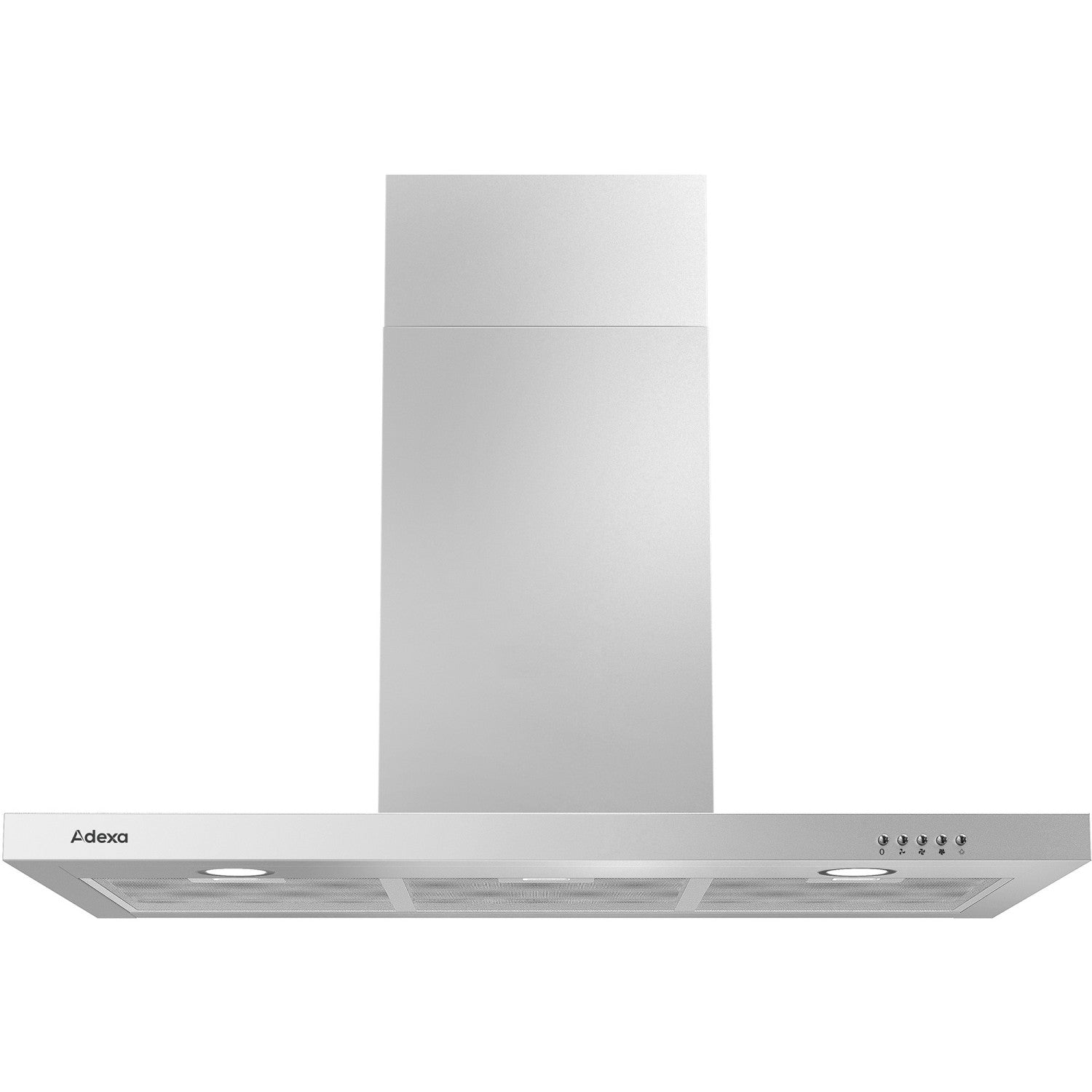 Commercial Chimney Extraction Canopy with Filter, Fan, Lights &amp; 3 Speeds 900mm SSCH3A