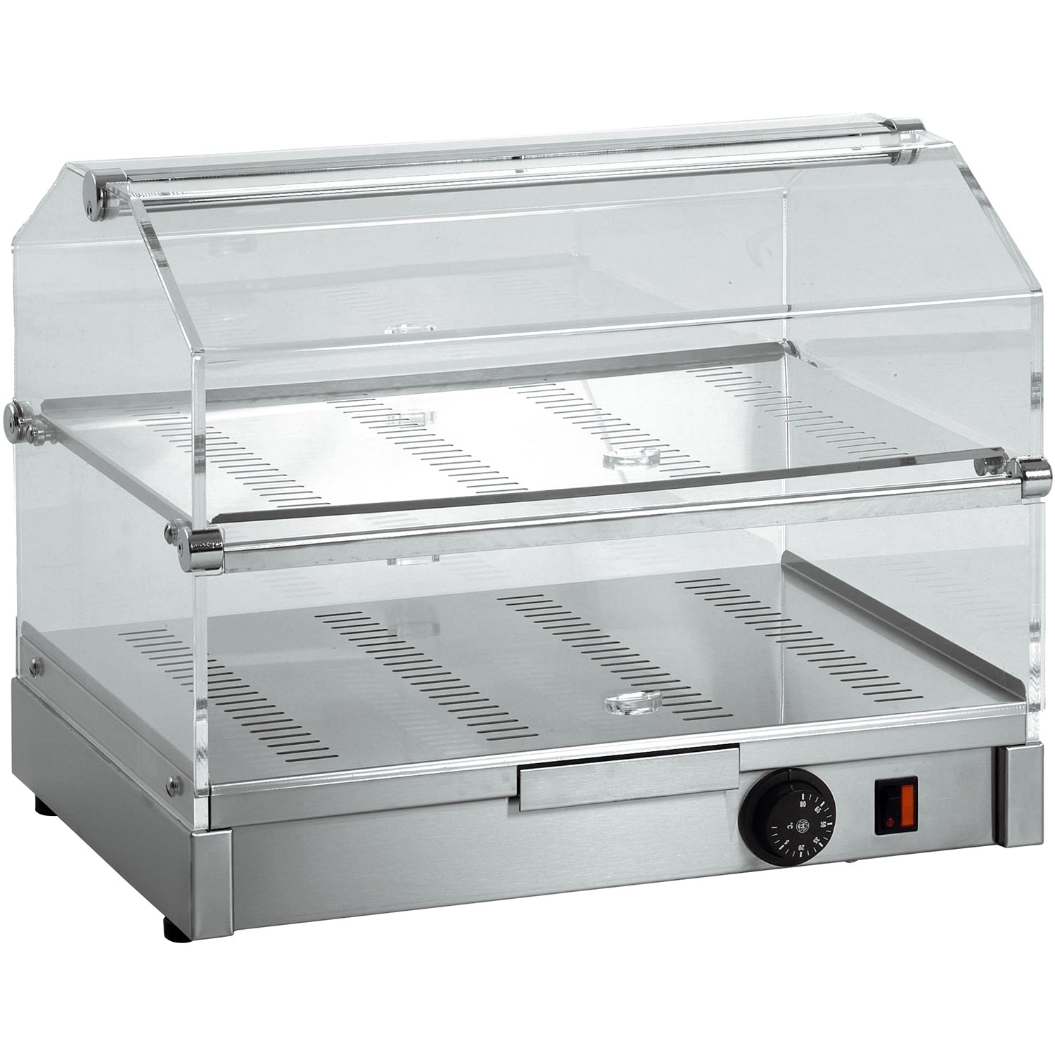 Professional Heated Showcase Display, Pie Warmer 2 levels SW395