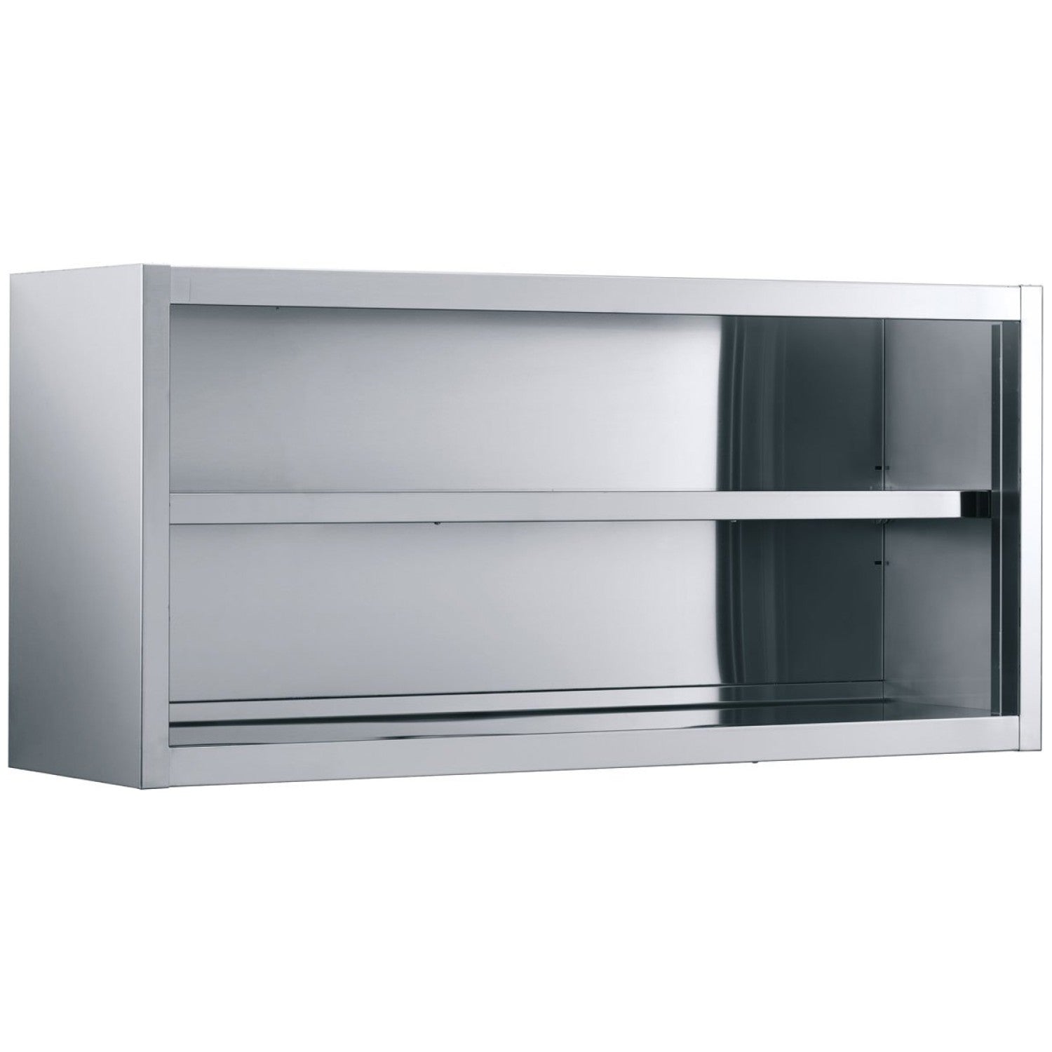 Wall cabinet Open Stainless steel Width 2000mm Depth 400mm VWC204