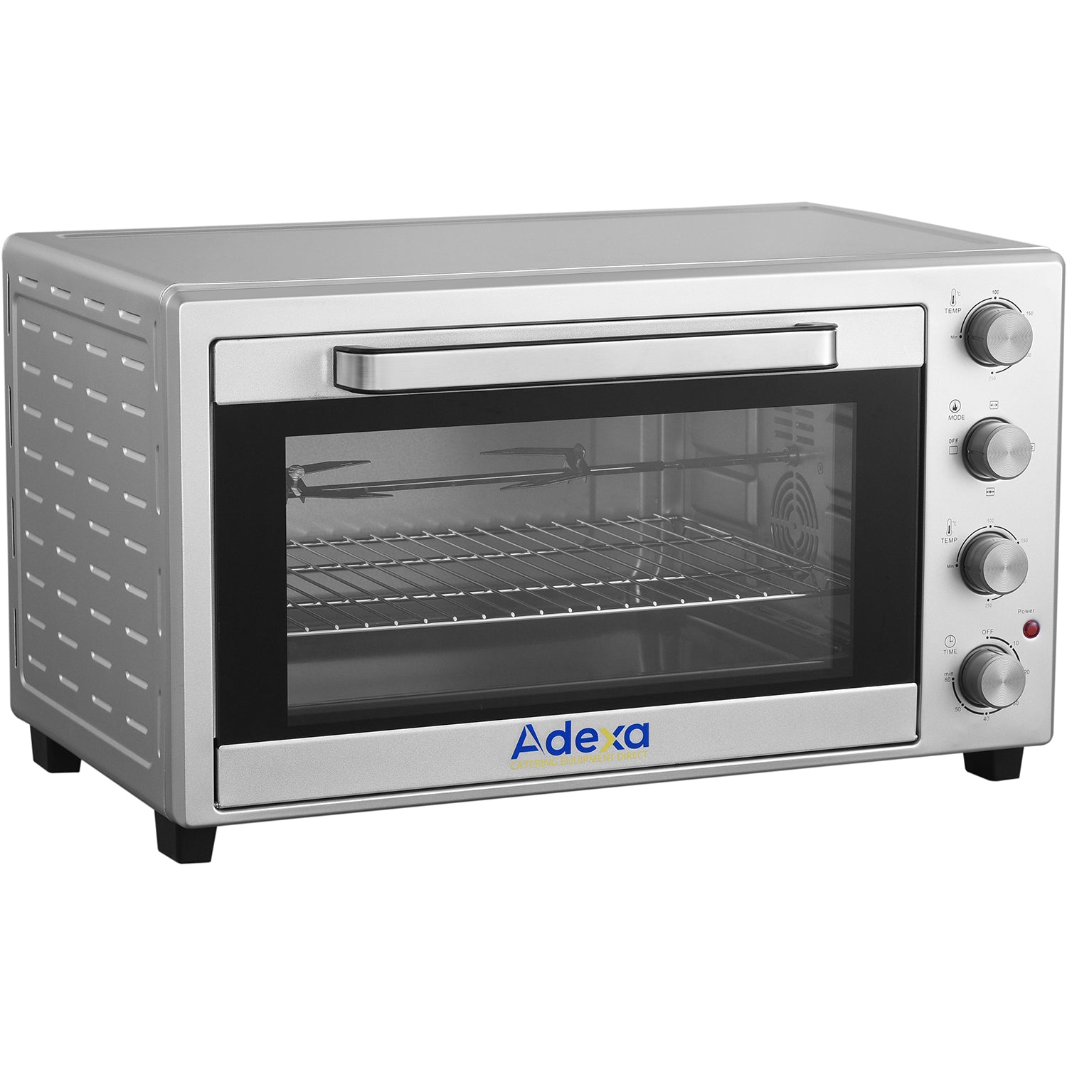 Commercial Mini Convection Oven with Grid &amp; Rotisserie 60 litres TO6002
