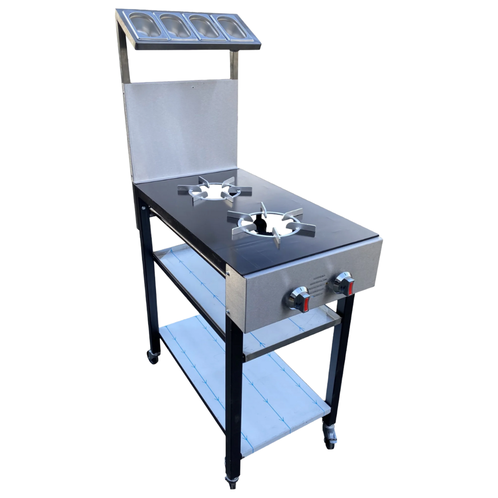 Commercial 2 Burner Gas Cooker