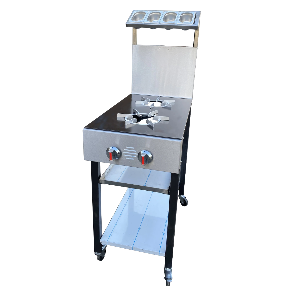 Commercial 2 Burner Gas Cooker