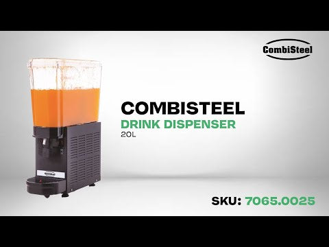 CombiSteel DRINK DISPENSER 20L FOR ALL NON-PARTICULATE CLEAR DRINKS