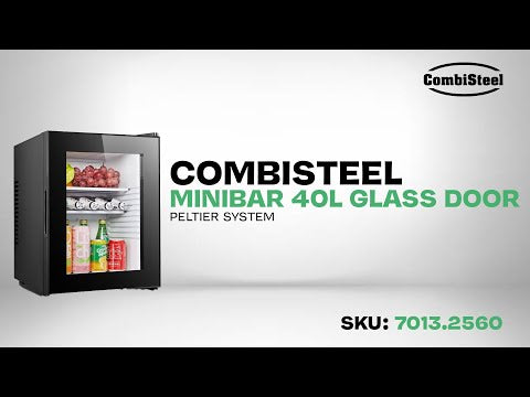 CombiSteel MINIBAR 40L GLASS DOOR PELTIER SYSTEM
