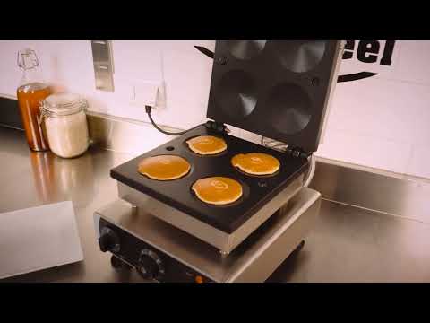 CombiSteel PANCAKE MAKER 4PCS - AMERICAN - Ø10CM