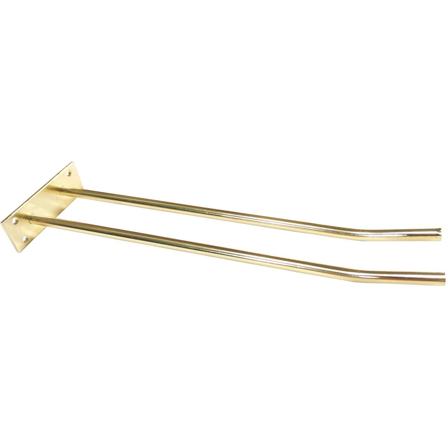 Wine Glass Rack Gold Wall mounted Length 300mm 3 wine glasses WGA18500300G