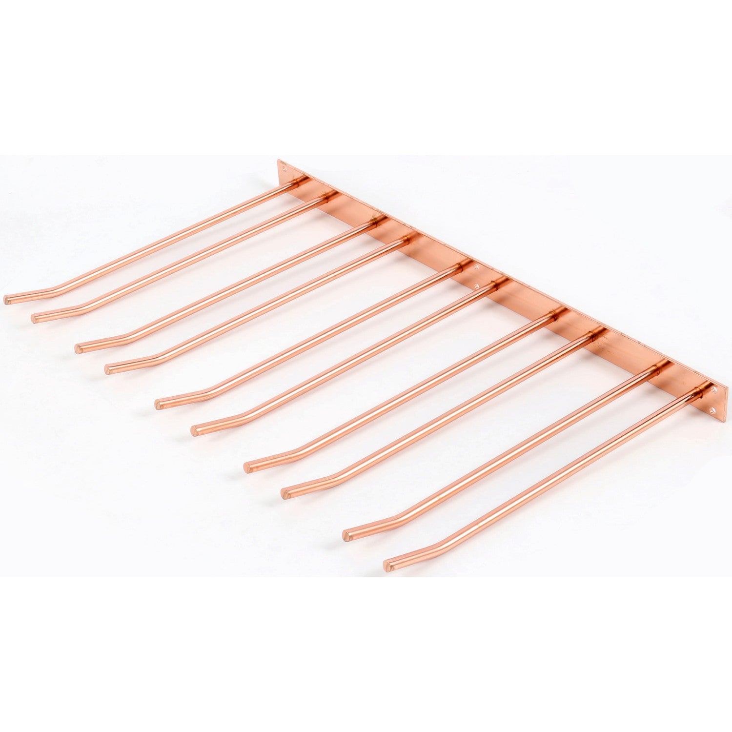 Wine Glass Rack Copper Wall mounted Length 300mm 15 wine glasses WGA58500300C