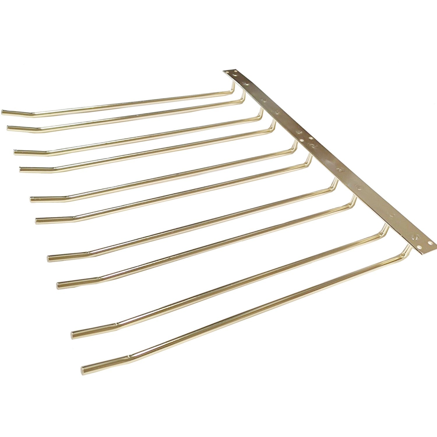 Wine Glass Rack Gold Ceiling mounted Length 300mm 15 wine glasses WGB58500300G