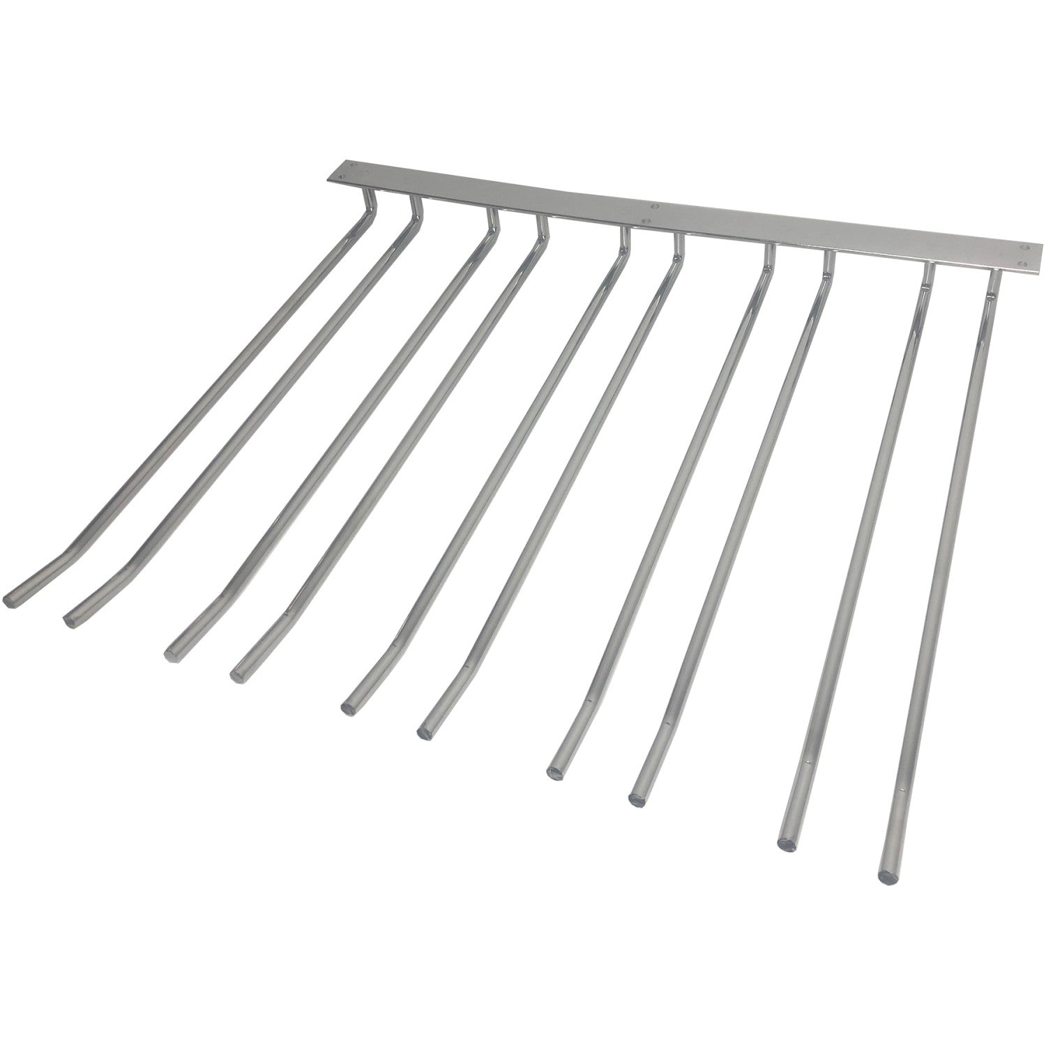 Wine Glass Rack Silver Ceiling mounted Length 400mm 20 wine glasses WGB58500400S