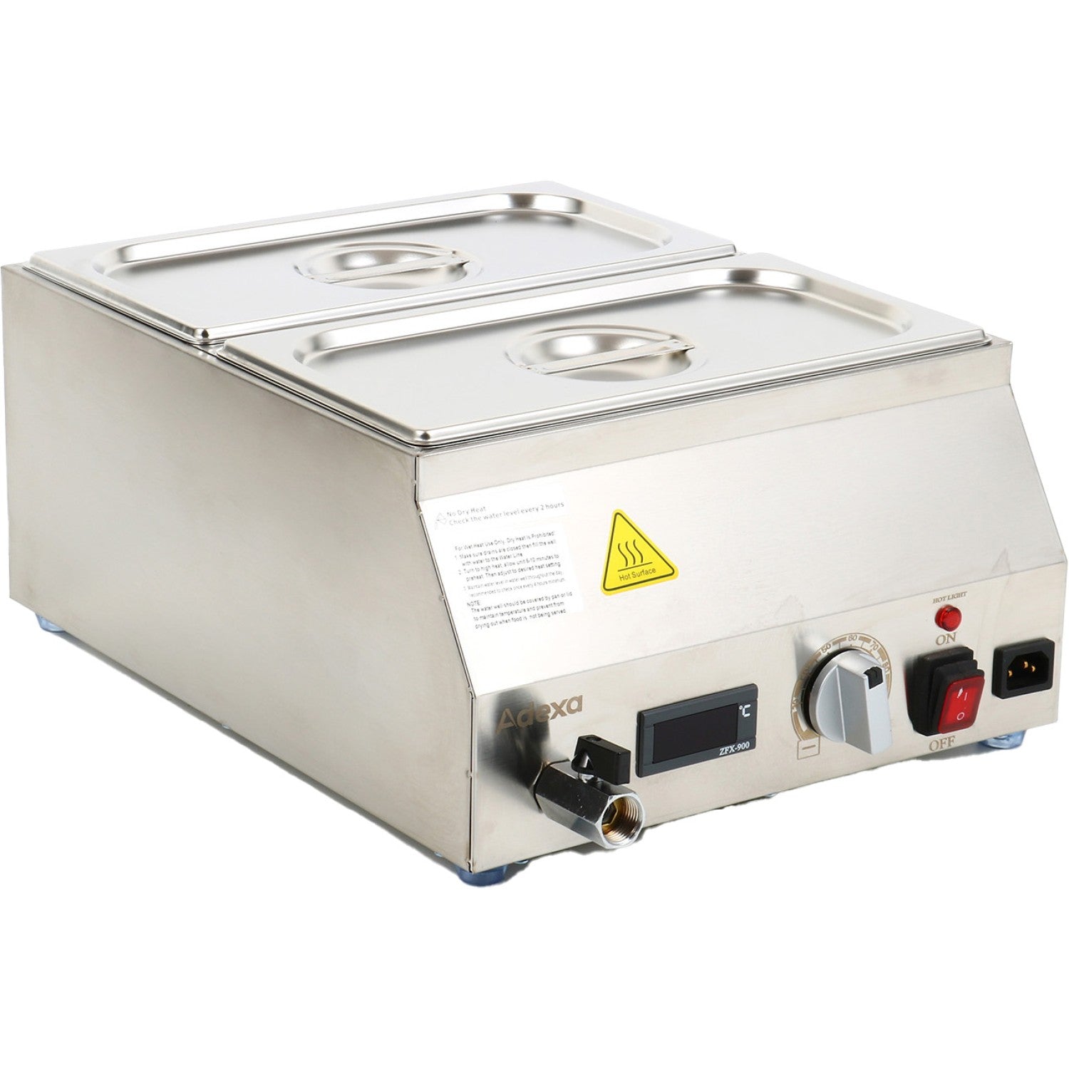 Commercial Chocolate Melter - Chocolate tempering machine 2xGN1/3 WH7012