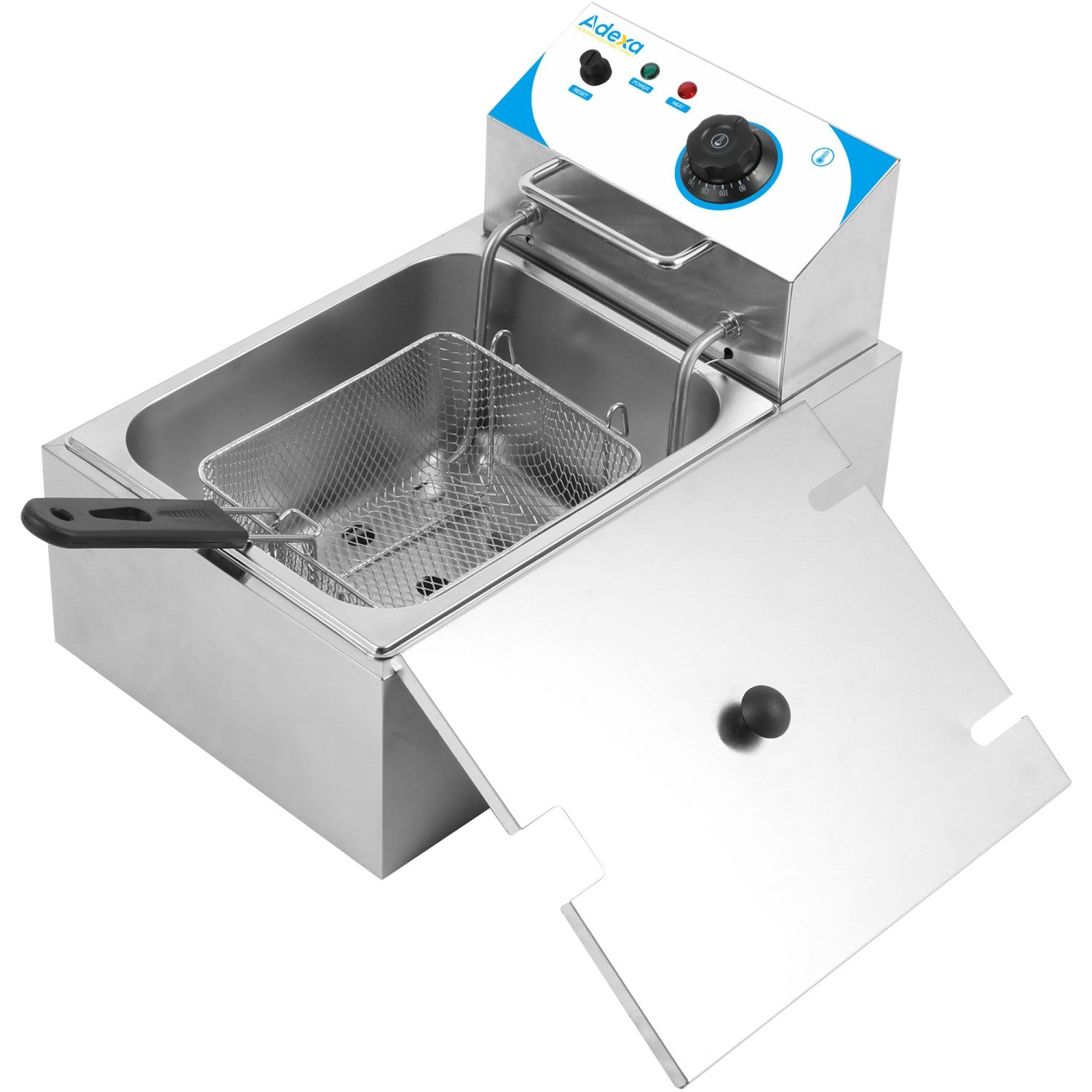 Commercial Fryer Single Electric 10 litre 2.5kW Countertop WHCDFS