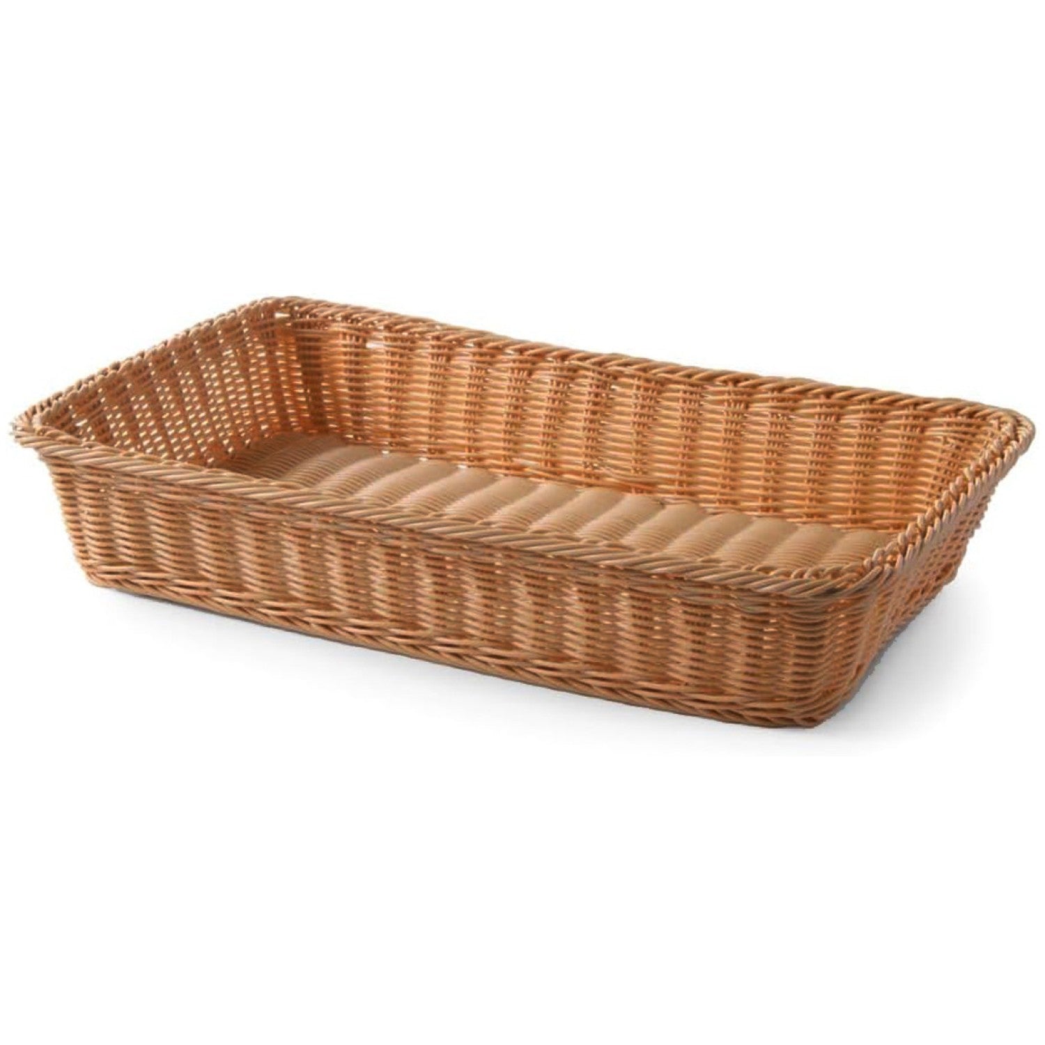 Commercial Bread Display Basket 530x325x80mm Brown WHRBB2