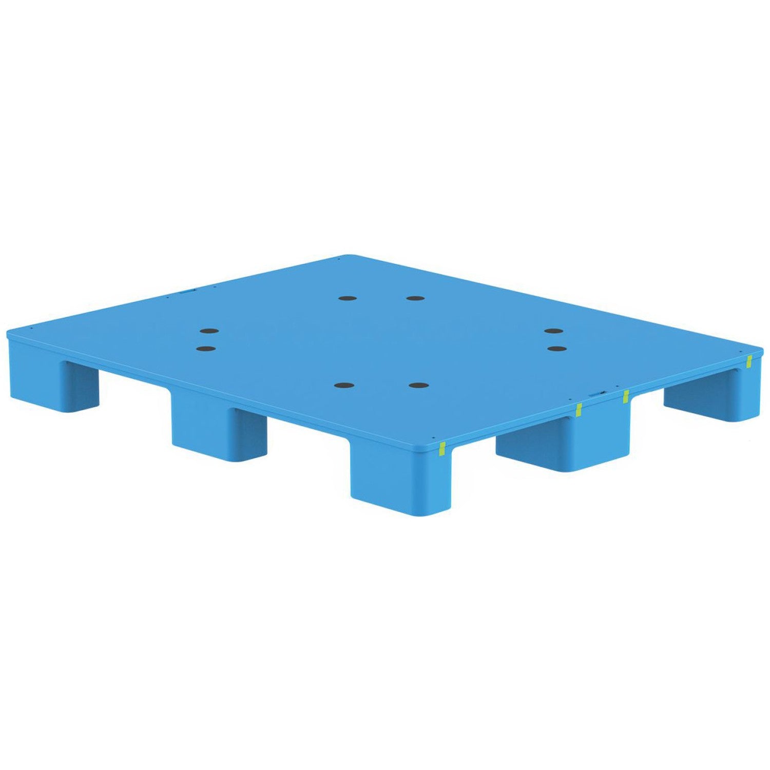 Lightweight Solid Plastic Pallet 1200x1000x140mm Blue XDP1210WJBBLUE