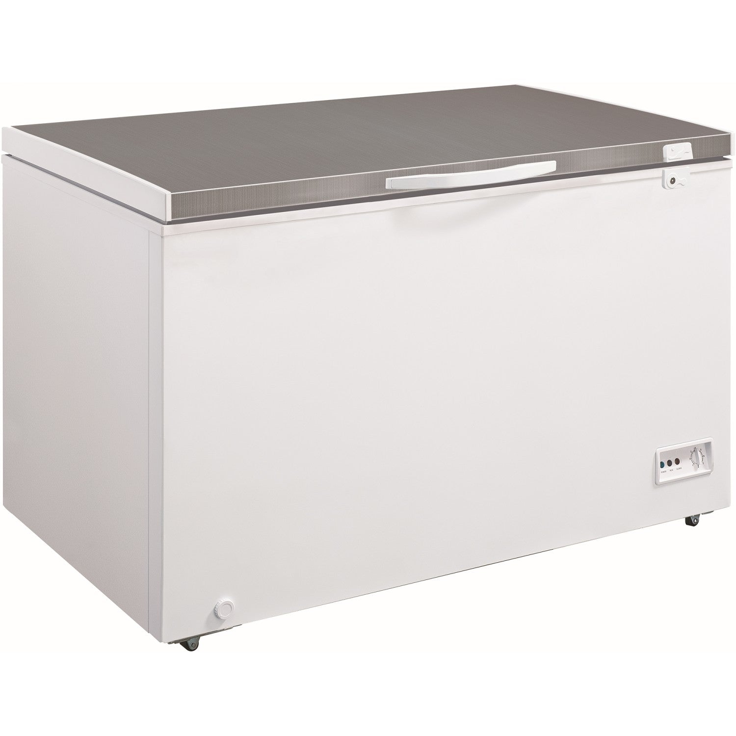 Commercial Chest freezer 295 litres Solid Stainless steel lid BD300SS