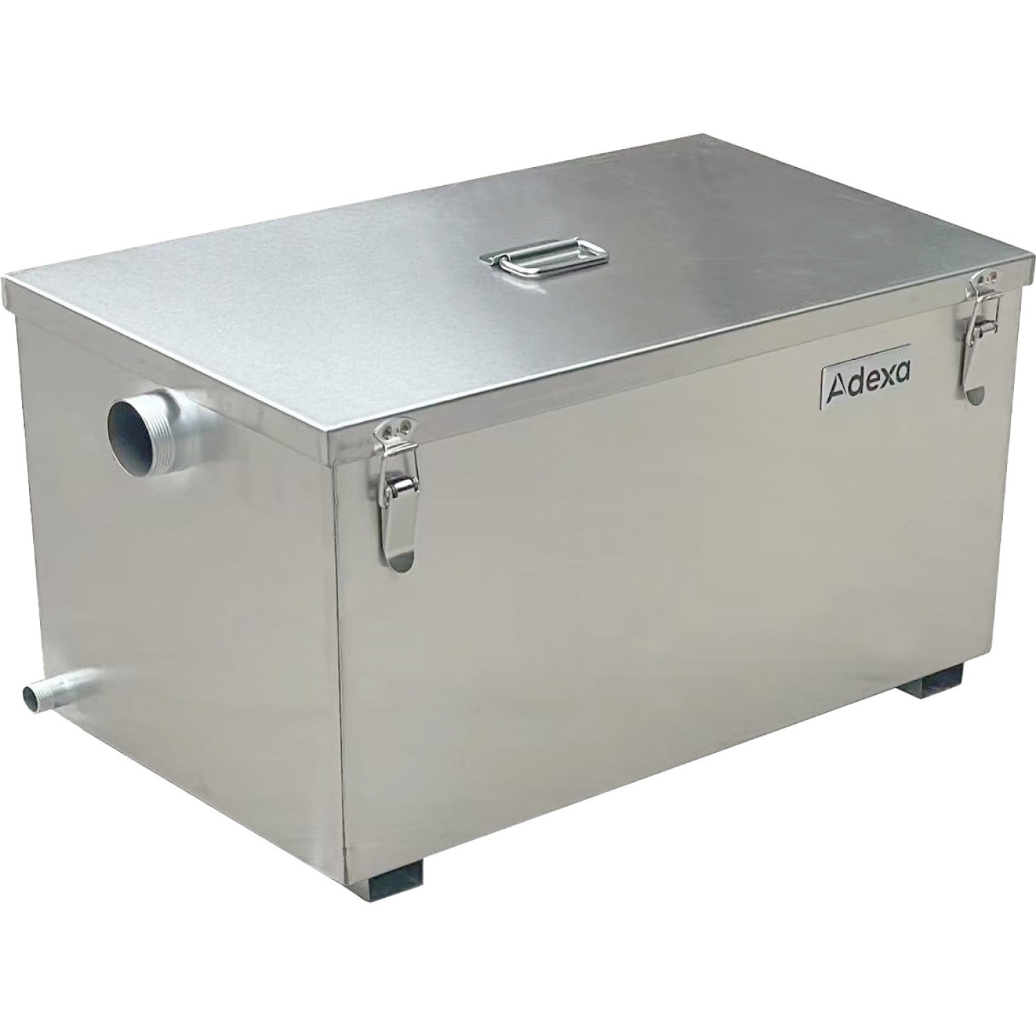 Commercial Stainless Steel Grease Trap with Lid and Outlet Valve 600x400x300mm YLGYC604030