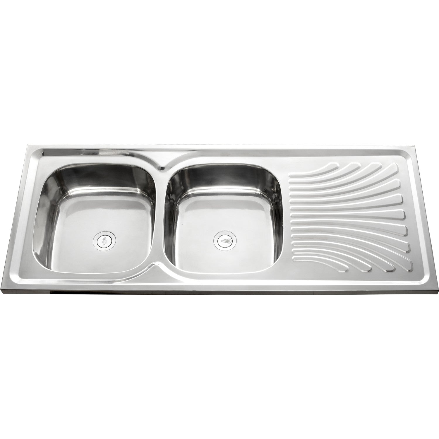 Double Bowl Stainless Steel Sink with Drainer 1200x500x180mm YNG202