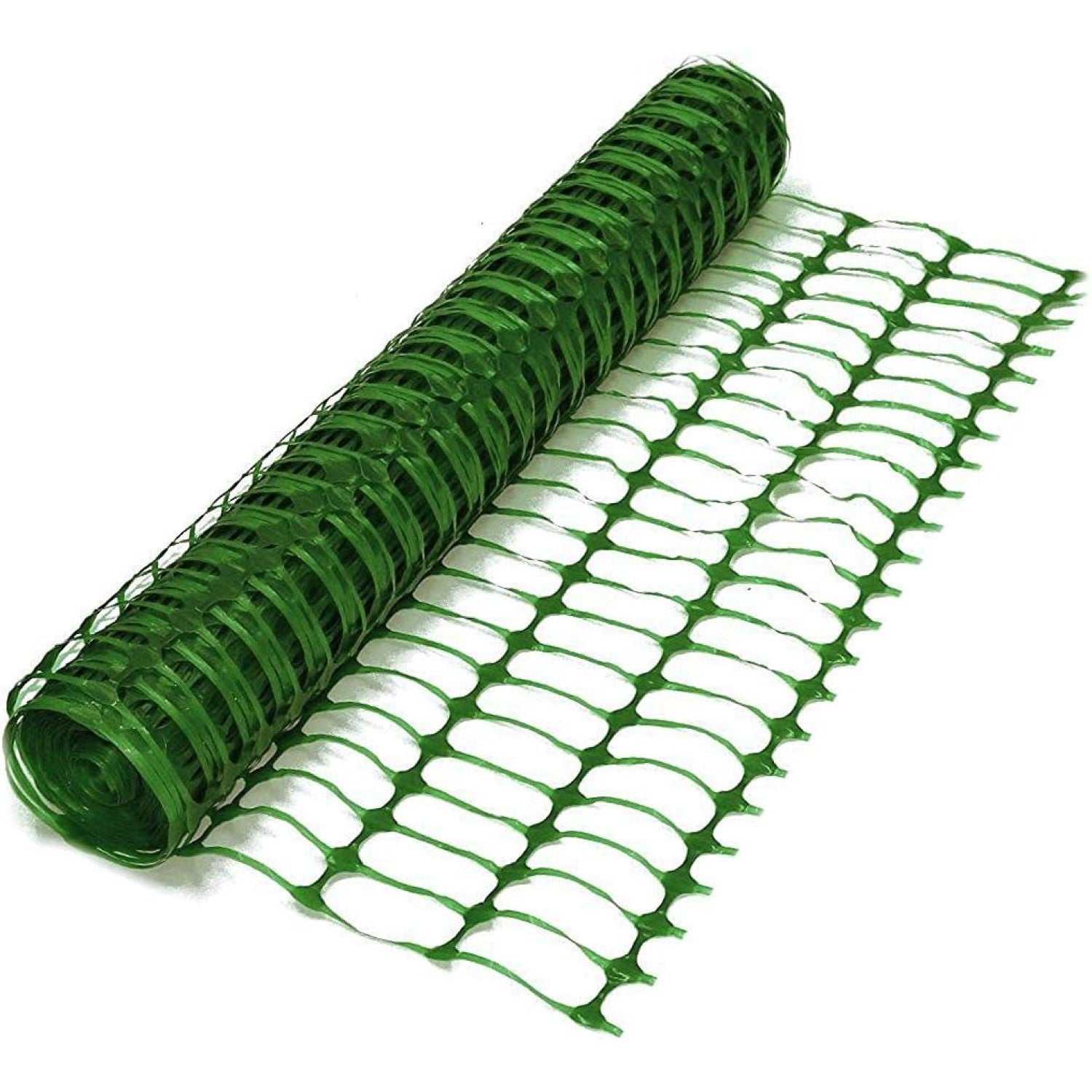 HDPE Safety Barrier Mesh Roll 120x40mm Mesh 1m x 50m Green YONG24