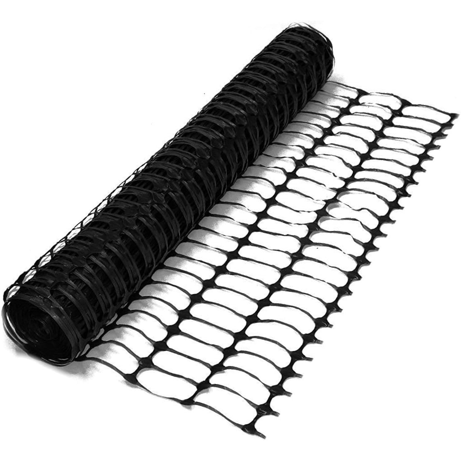 HDPE Safety Barrier Mesh Roll 120x40mm Mesh 1m x 50m Black YONG28