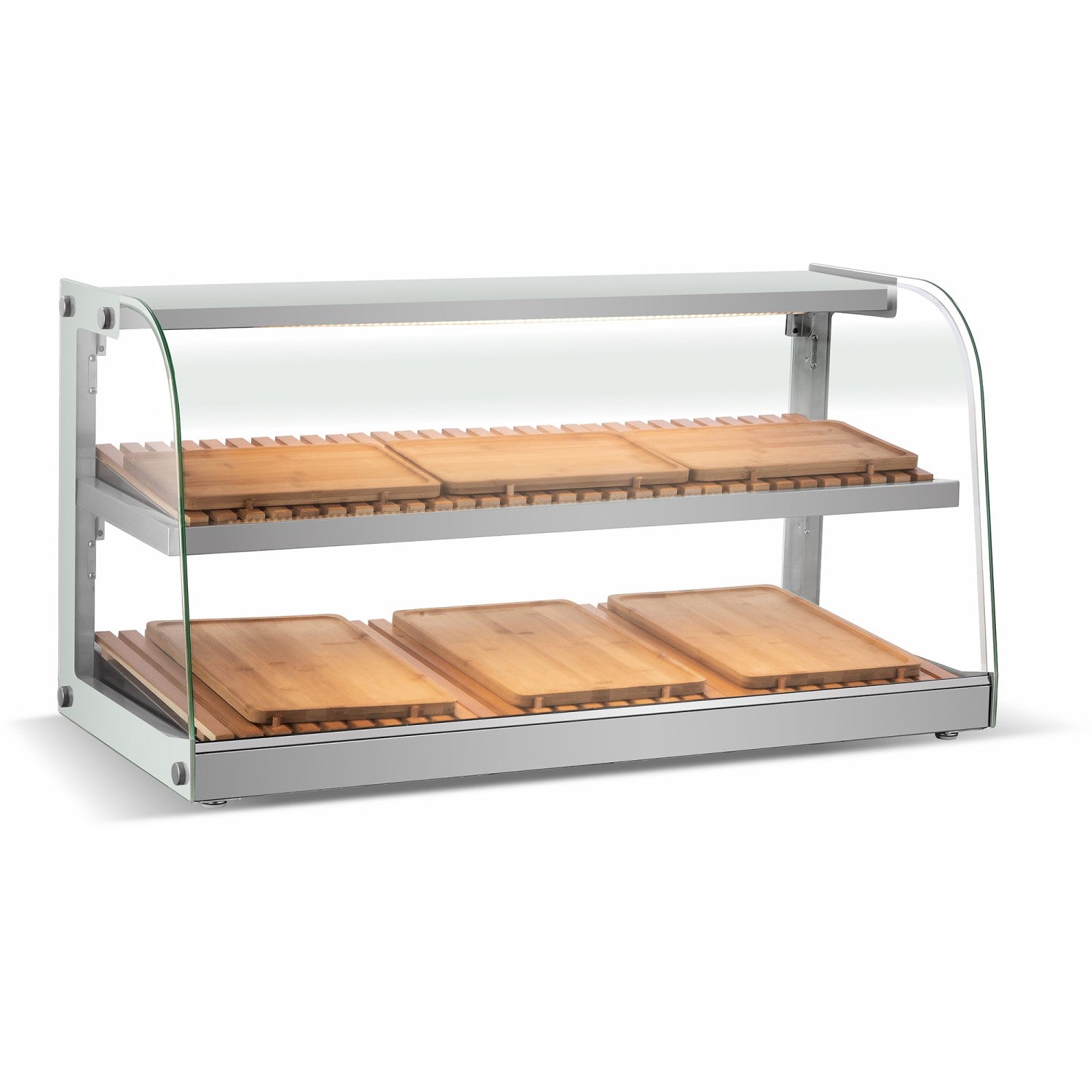 Commercial Countertop Display Cabinet 150 Litres Stainless steel ZW150R