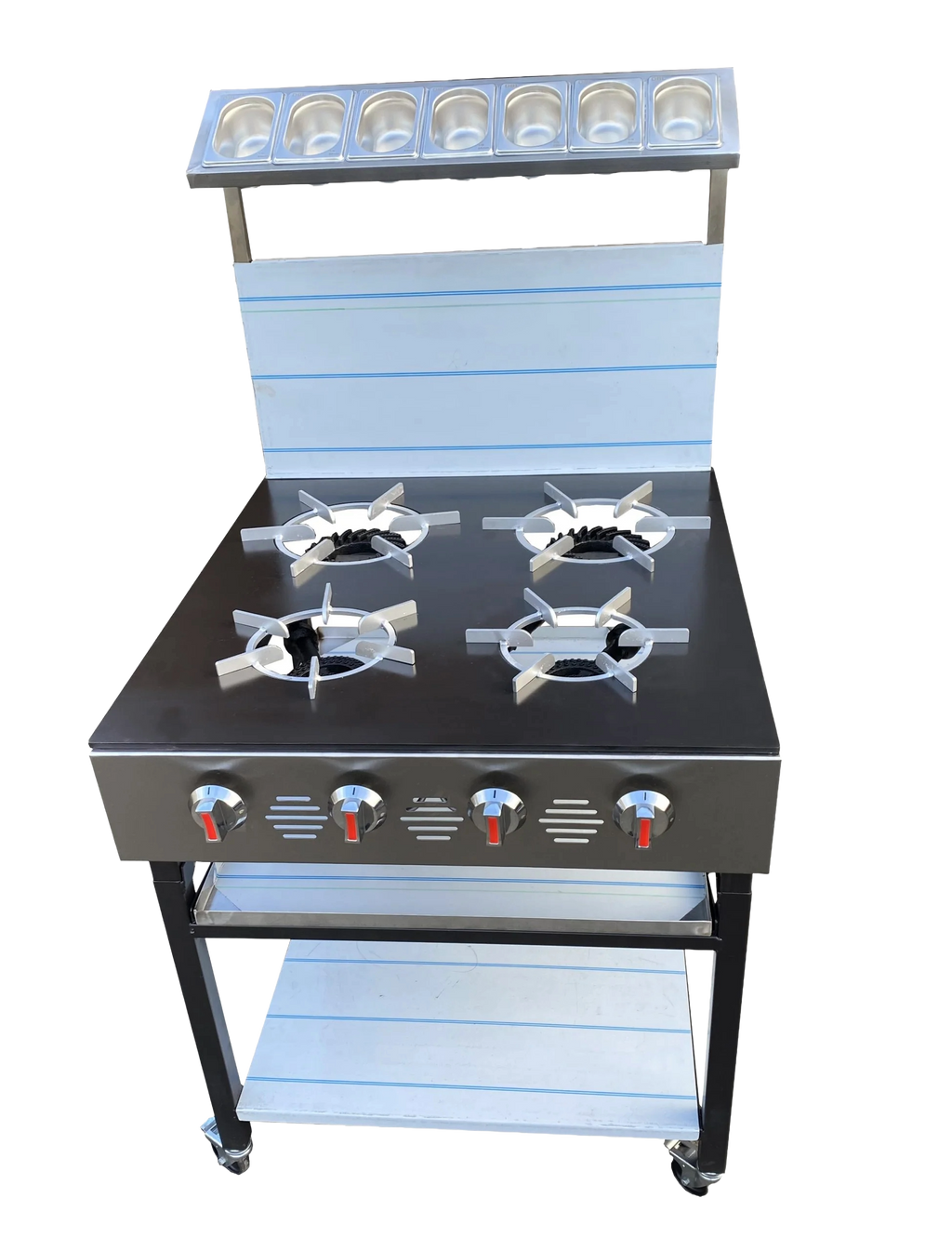 4 Burner Commercial Gas Cooker – Ideal for Restaurants & Takeaways