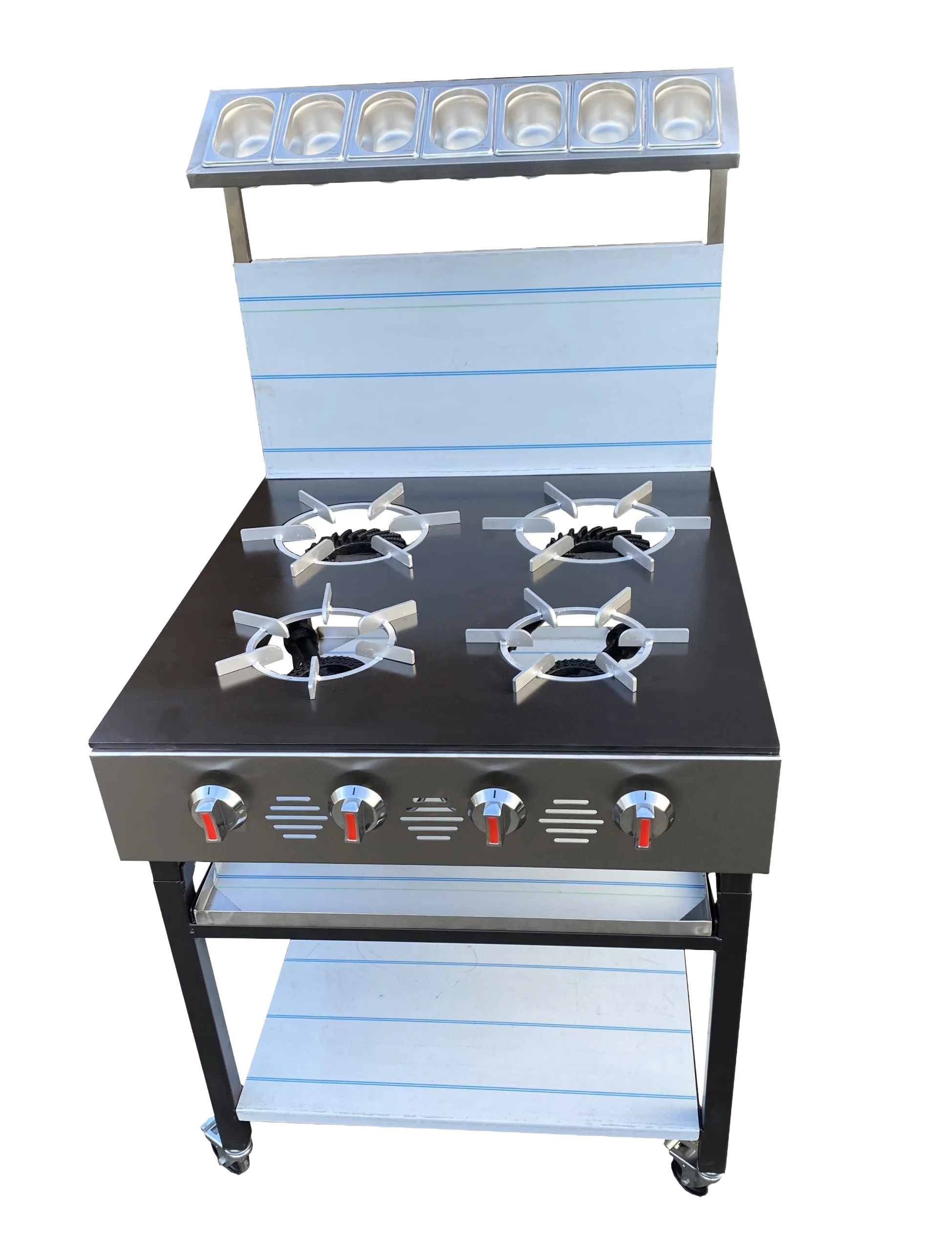 4 Burner Commercial Gas Cooker – Ideal for Restaurants & Takeaways
