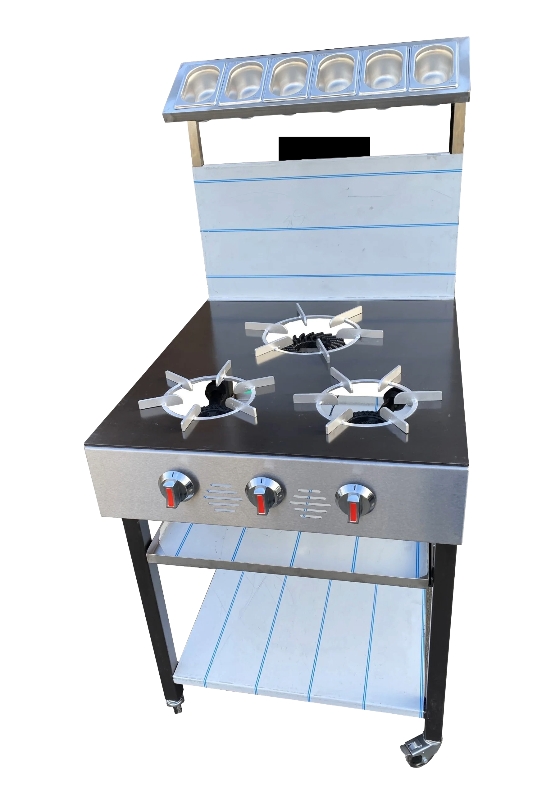 3 Burner Commercial Gas Cooker – Ideal for Restaurants & Takeaways